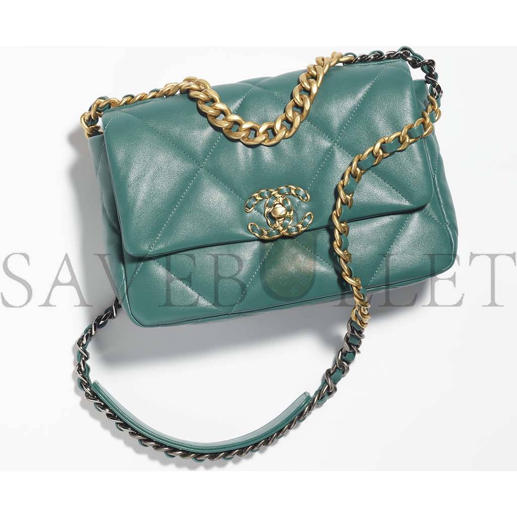 Ch*el 19 handbag as1160 b04852 nm378 (26*16*9cm)